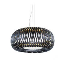Kalatos lampa wisząca czarna/złota 4x12W E27